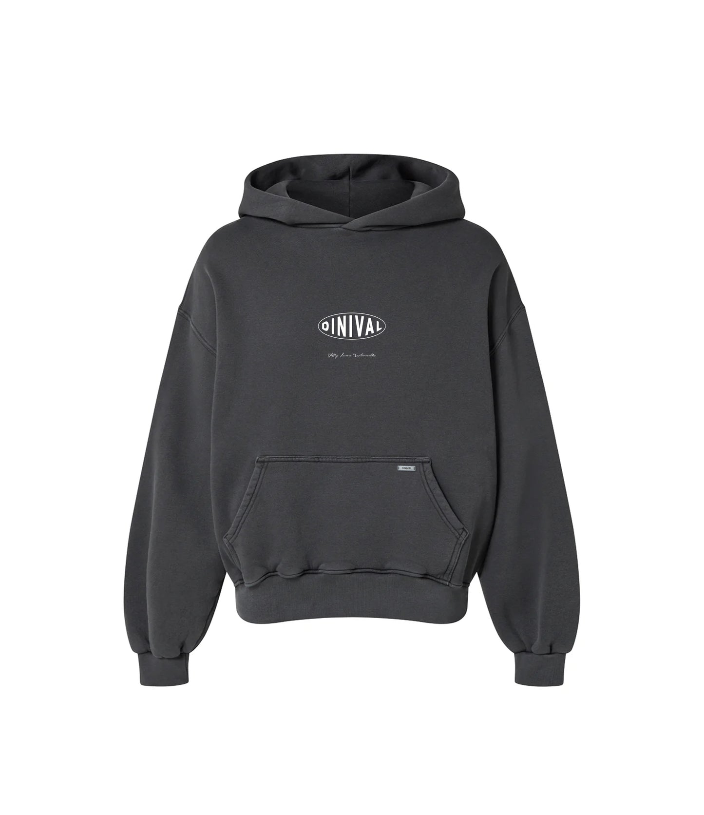 OVERSIZE ORIGINS HOODIE - ANTHRACITE