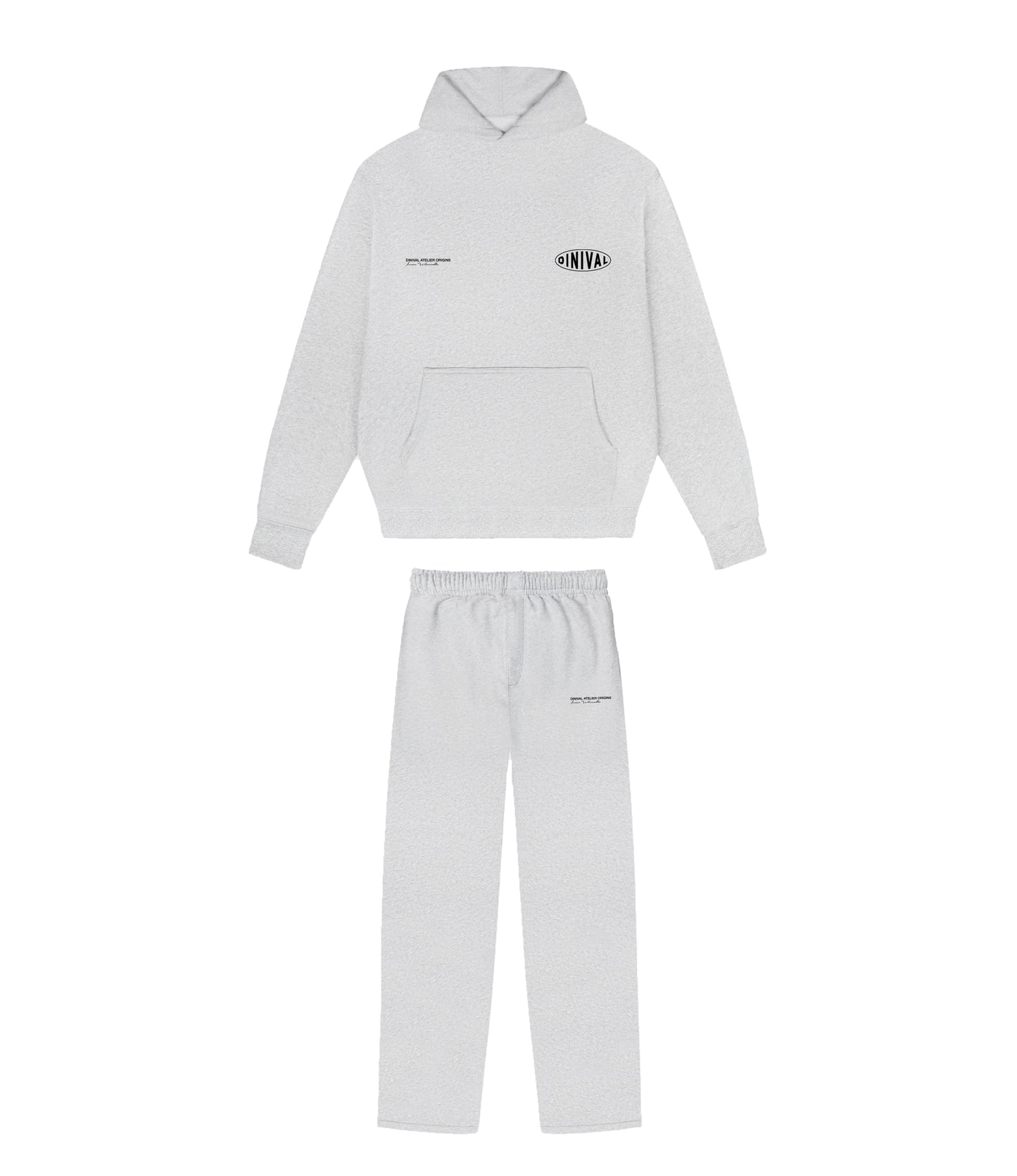 OVERSIZE ORIGINS SWEATSUIT - LIGHT GREY (SAMPLE)
